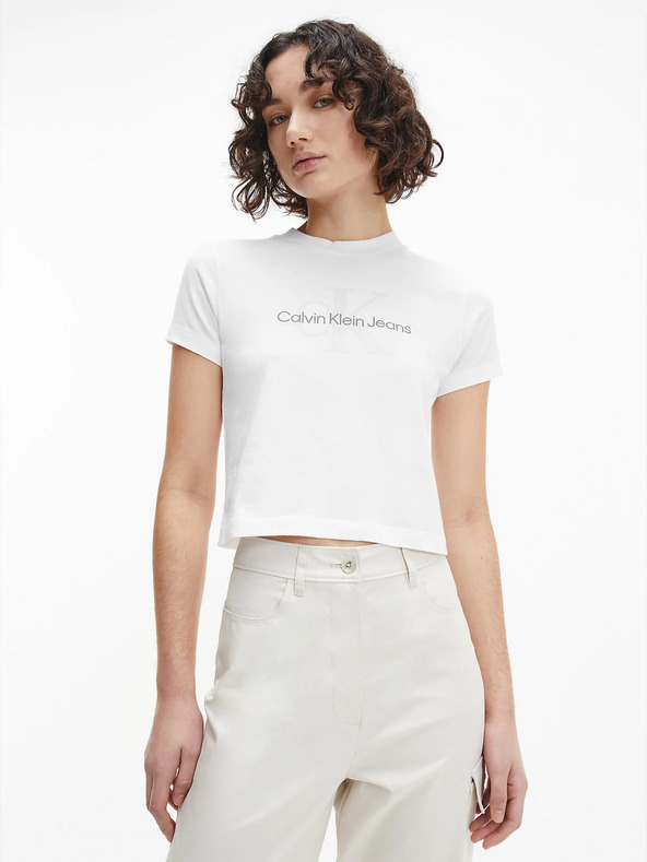 Calvin Klein Jeans Seasonal Monogram Baby Majica bijela