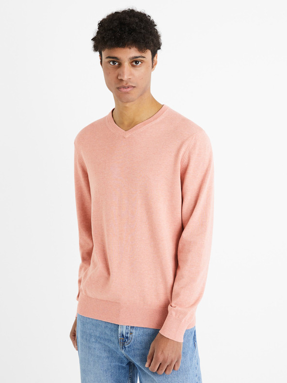 Celio Decotonv Džemper ružičasta