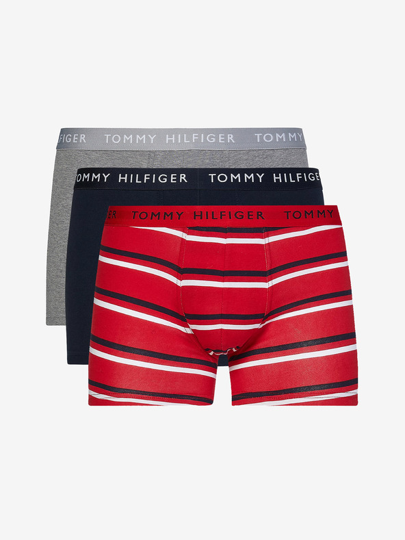 Tommy Hilfiger Underwear 3-pack Bokserice siva