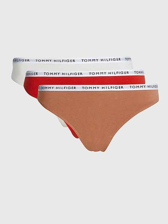Tommy Hilfiger Underwear 3-pack Gaćice smeđa