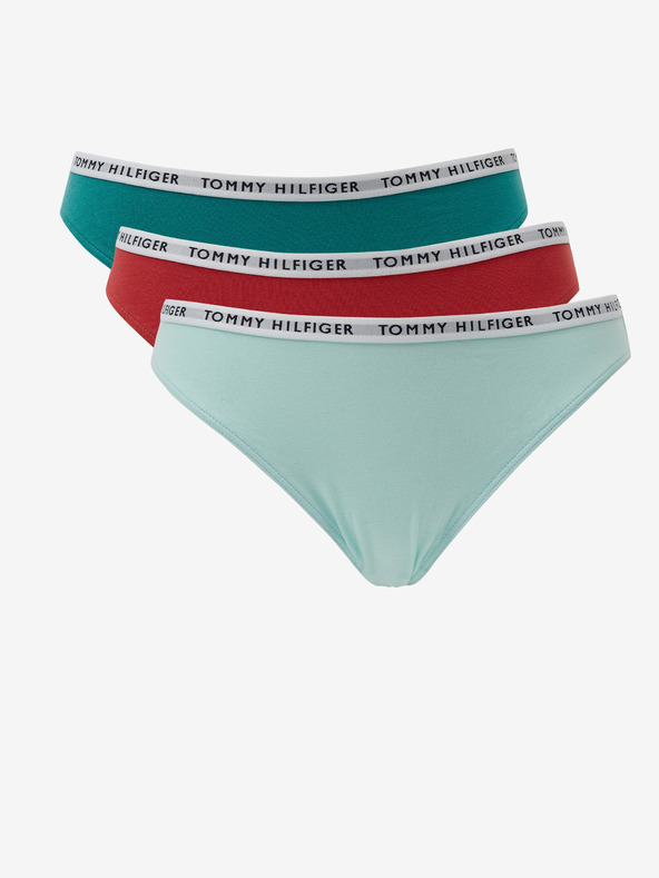 Tommy Hilfiger Underwear 3-pack Gaćice zelena