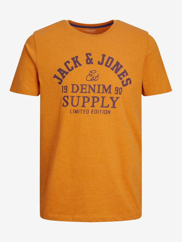Jack & Jones Logo Majica narančasta