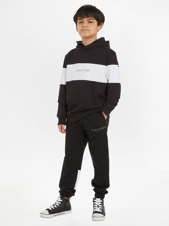 Calvin Klein Jeans Trenirka dječja (donji i gornji dio) crna