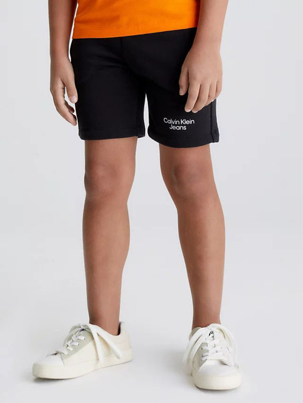Calvin Klein Jeans Kratke hlače dječje crna