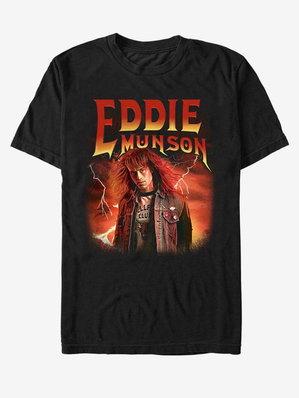 ZOOT.Fan Netflix Eddie Munson Stranger Things Majica crna